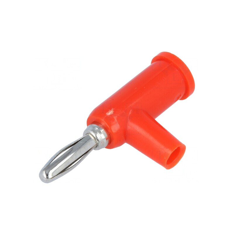 Mufă Banană 4mm 24A 60VDC Roșie | Electronic-mag.ro | Componente Electronice