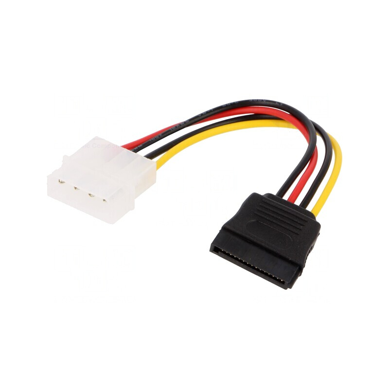 Cablu de Alimentare SATA Molex la SATA 15pin 0.15m | Electronic-mag.ro | Componente Electronice Cablu de Alimentare SATA Molex la SATA 15pin 0.15m | Electronic-mag.ro | Componente Electronice