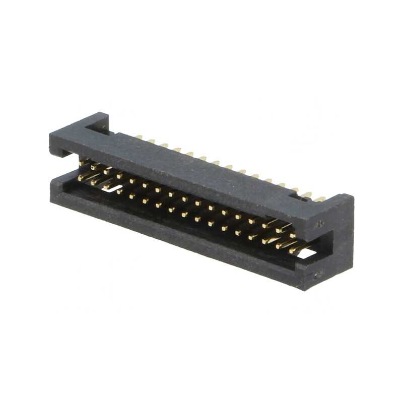 Soclu IDC Tată 34 PIN 1.27mm THT Aurit | Electronic-mag.ro | Componente Electronice
