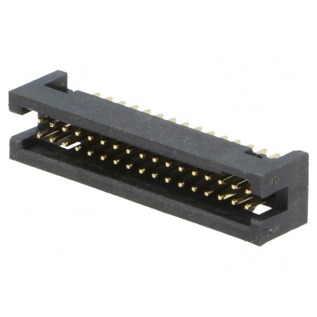 Soclu IDC Tată 34 PIN 1.27mm THT Aurit | Electronic-mag.ro | Componente Electronice