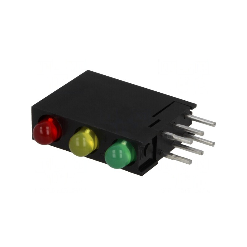 LED Tricolor 3mm 20mA 40° | Electronic-mag.ro | Componente Electronice