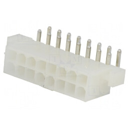 Soclu cablu-placă 4,2mm 16 PIN THT 7A cositorit | Electronic-mag.ro | Componente Electronice