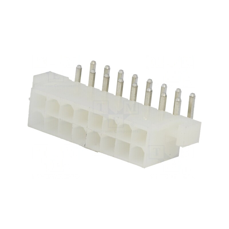 Soclu cablu-placă 4,2mm 16 PIN THT 7A cositorit | Electronic-mag.ro | Componente Electronice