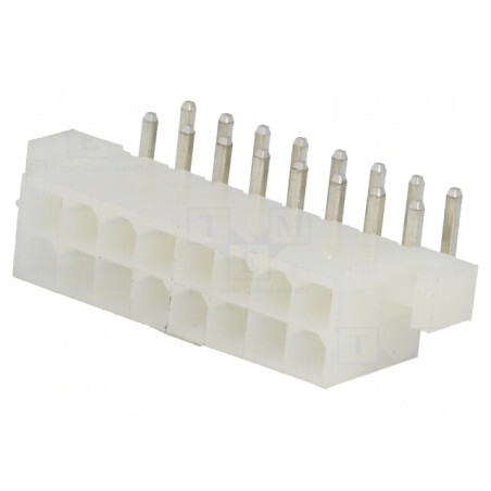 Soclu cablu-placă 4,2mm 16 PIN THT 7A cositorit | Electronic-mag.ro | Componente Electronice
