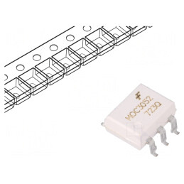 Optotriac 5,3kV 600V fără sistem de conectare la zero | Electronic-mag.ro | Componente Electronice