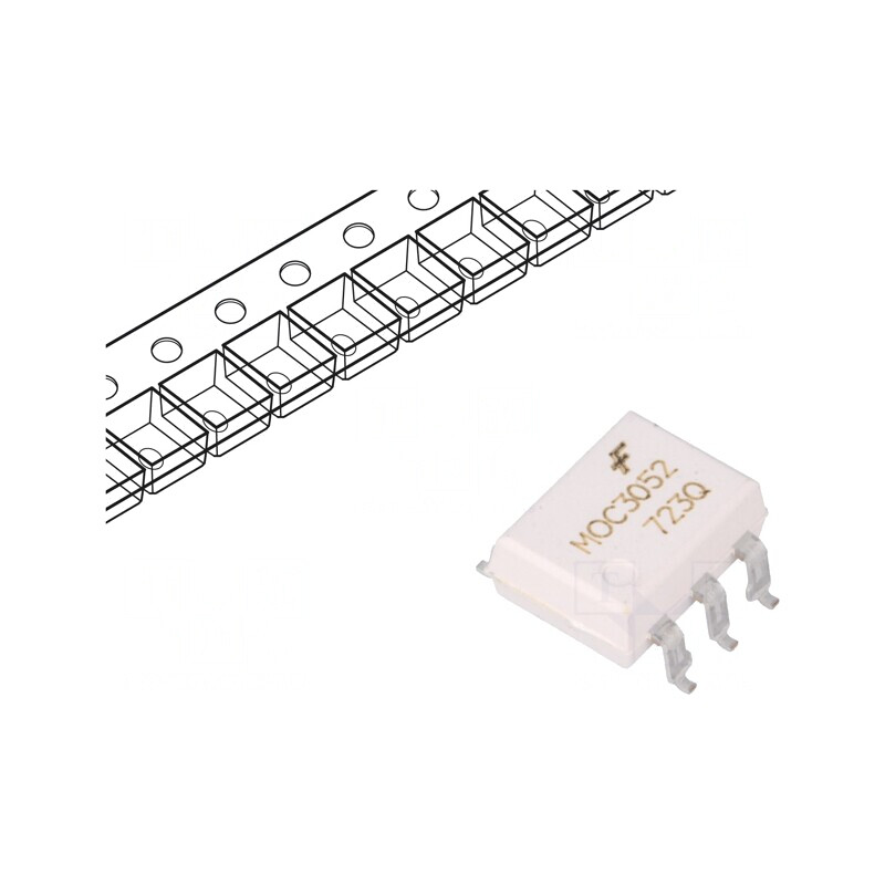 Optotriac 5,3kV 600V fără sistem de conectare la zero | Electronic-mag.ro | Componente Electronice
