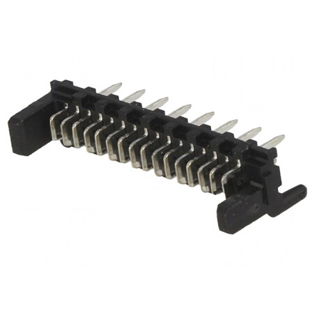 Soclu cablu-placă tată 16 pini 1,27mm THT PicoFlex 1,2A 250V | Electronic-mag.ro | Componente Electronice