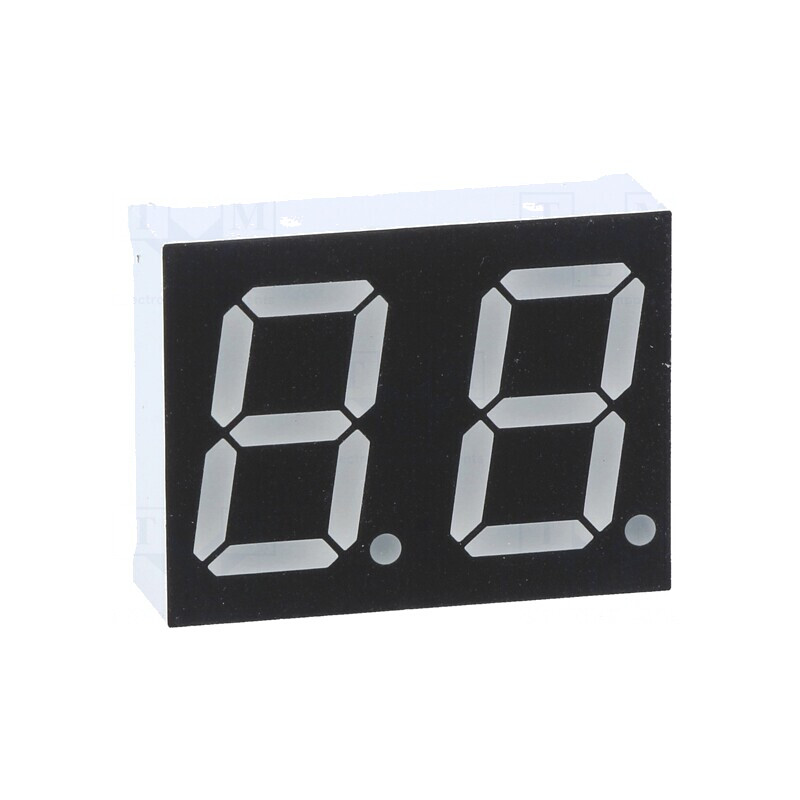 Afișaj LED 7 Segmente 14.2mm Roșu | Electronic-mag.ro | Componente Electronice