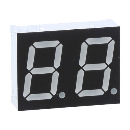 Afișaj LED 7 Segmente 14.2mm Roșu | Electronic-mag.ro | Componente Electronice