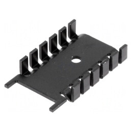 Radiator Presat Aluminiu 35.6x22x6.7mm 21K/W | Electronic-mag.ro | Componente Electronice