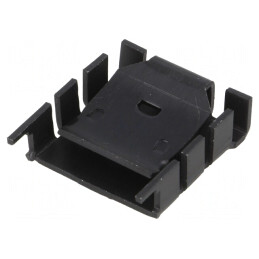 Radiator Presat Negru 25.4x25x8.3mm TO218 TO220 | Electronic-mag.ro | Componente Electronice