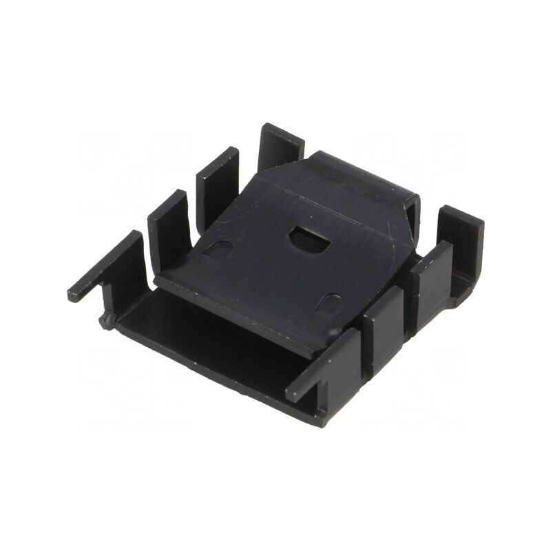 Radiator Presat Negru 25.4x25x8.3mm TO218 TO220 | Electronic-mag.ro | Componente Electronice