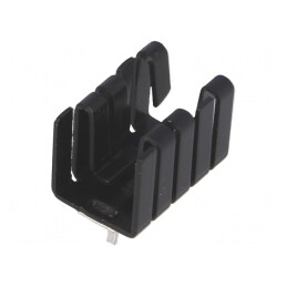 Radiator TO220 Negru 19x12.7x12.7mm 21K/W | Electronic-mag.ro | Componente Electronice