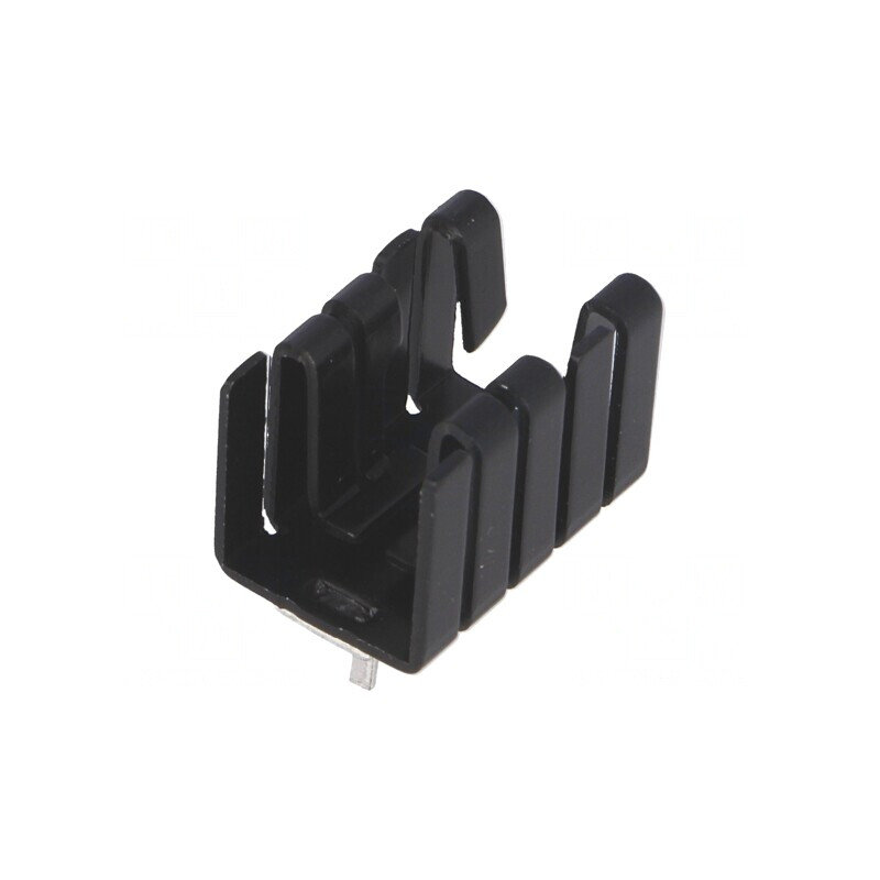 Radiator TO220 Negru 19x12.7x12.7mm 21K/W | Electronic-mag.ro | Componente Electronice
