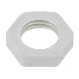 Piuliță metrică poliamidă gri 17mm PMAFIX MN | Electronic-mag.ro | Componente Electronice