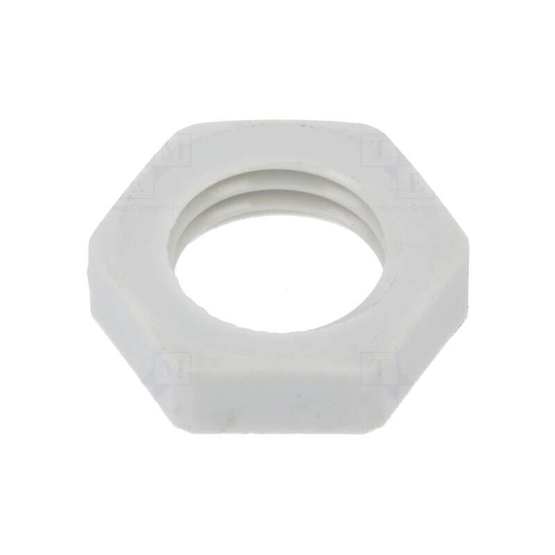 Piuliță metrică poliamidă gri 17mm PMAFIX MN | Electronic-mag.ro | Componente Electronice