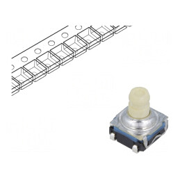 Microîntrerupător TACT SPST-NO SMT 32VDC | Electronic-mag.ro | Componente Electronice