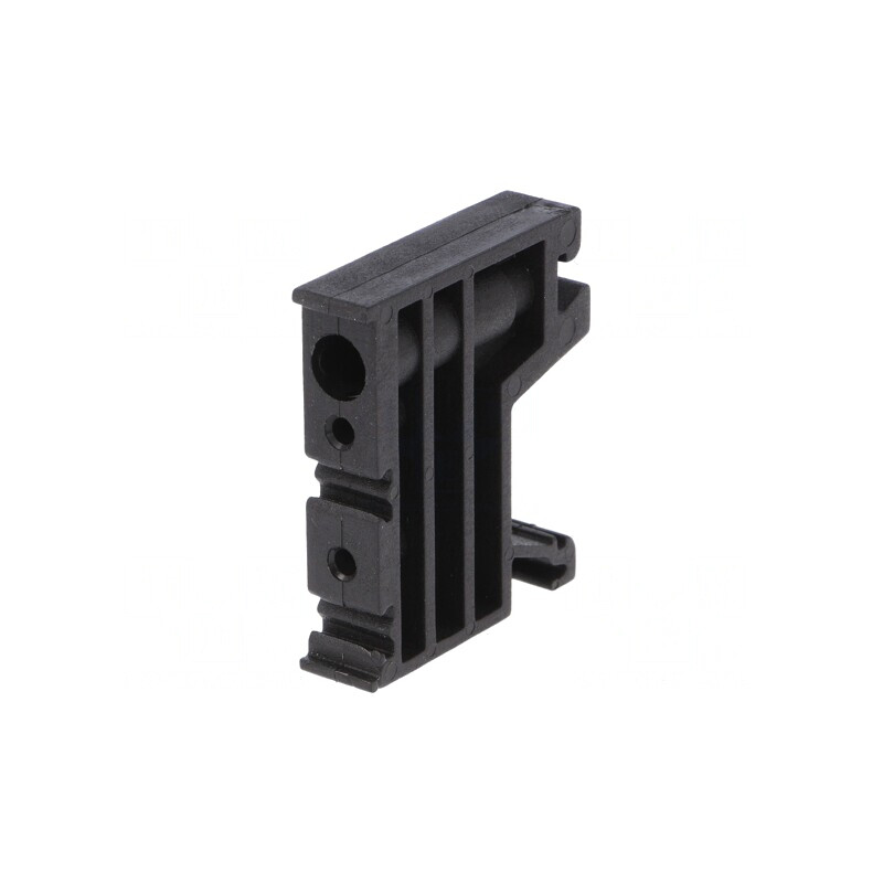 Casetă Neagră Poliamidă 10mm TS35 25-120°C ZUG | Electronic-mag.ro | Componente Electronice
