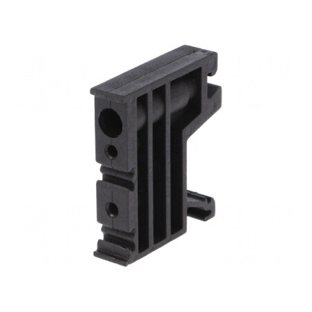 Casetă Neagră Poliamidă 10mm TS35 25-120°C ZUG | Electronic-mag.ro | Componente Electronice