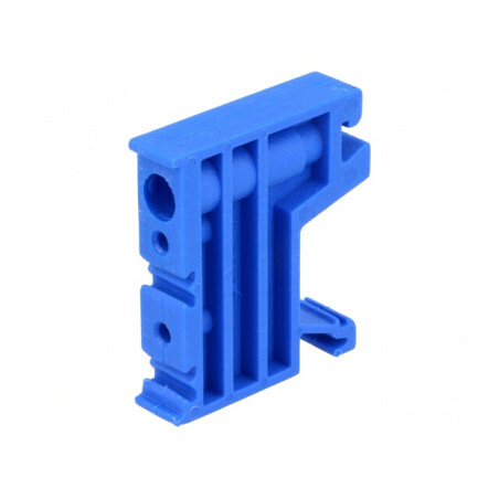 Casetă Poliamidă Albastră 10mm TS35 | Electronic-mag.ro | Componente Electronice