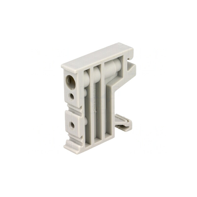 Casetă gri poliamidă 10mm TS35 | Electronic-mag.ro | Componente Electronice