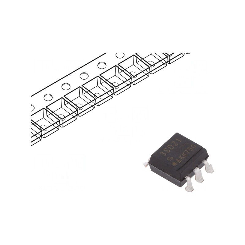 Optotriac 5kV Circuit de Comutare în Zero 6 Pin Gull Wing