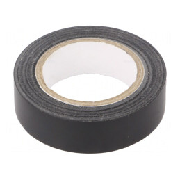 Banda Izolatoare Neagră 15mm x 10m Acrilică | Electronic-mag.ro | Componente Electronice