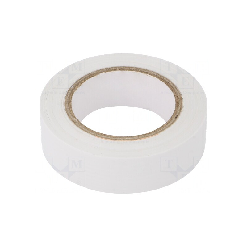 Bandă electroizolantă albă 15mm x 10m | Electronic-mag.ro | Componente Electronice
