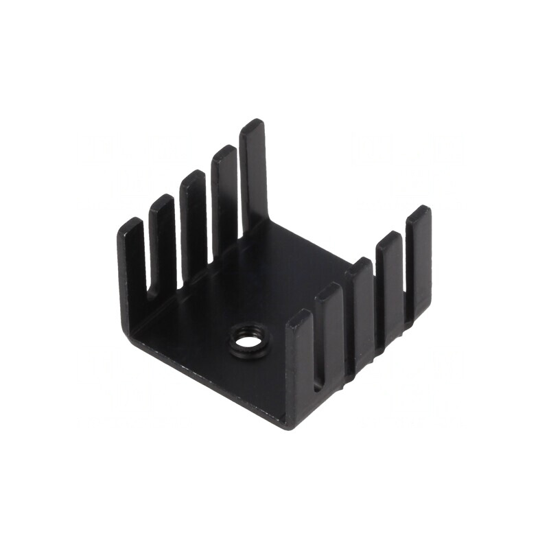 Radiator Negru TO220 19x19x12.7mm | Electronic-mag.ro | Componente Electronice