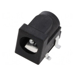 Conector DC Tată 6,4/2,5mm pentru PCB SMT 5A 20VDC | Electronic-mag.ro | Componente Electronice