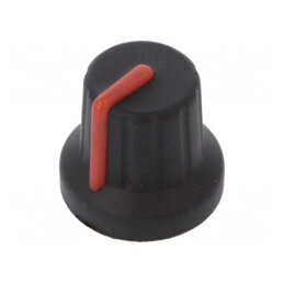 Buton rotativ cu indicator, 6mm, plastic-gumă, 16x15,1mm | Electronic-mag.ro | Componente Electronice