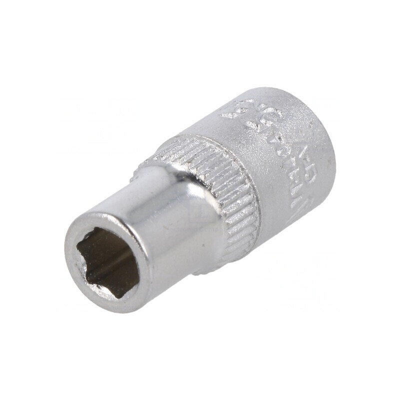 Cheie tubulară HEX 5,5mm 1/4 25mm oțel crom-vanadium | Electronic-mag.ro | Componente Electronice