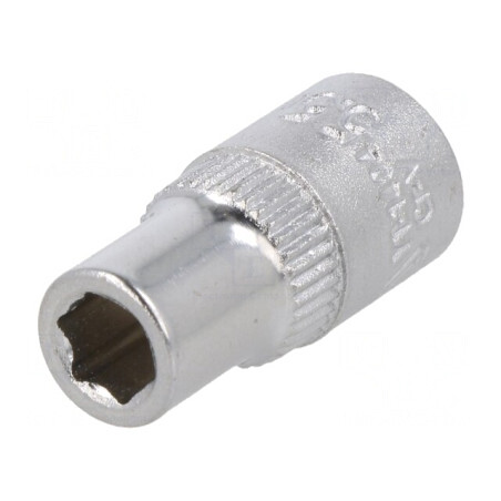Cheie tubulară HEX 5,5mm 1/4 25mm oțel crom-vanadium | Electronic-mag.ro | Componente Electronice