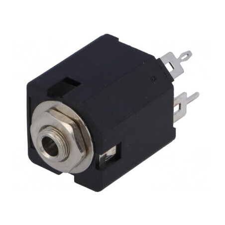Soclu Jack 3,5mm Mamă Mono pentru Panou | Electronic-mag.ro | Componente Electronice