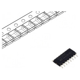 Interfață Receptor-Emițător RS232 400kbps SO16 5VDC | Electronic-mag.ro | Componente Electronice