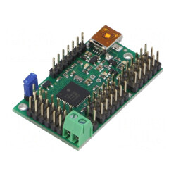 Driver servomecanism | USB-UART | Ch: 18 | 279x457mm | 5÷16VDC | 