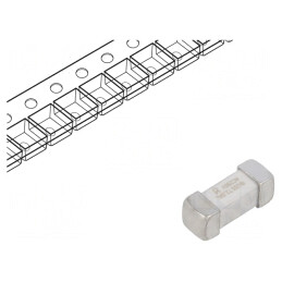 Siguranţă întârziere 2A 250VAC SMD ceramică | Electronic-mag.ro | Componente Electronice