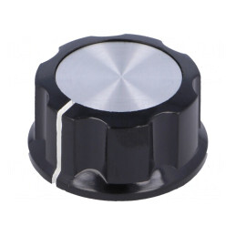 Buton rotativ cu flanșă bachelită 6,35mm | Electronic-mag.ro | Componente Electronice