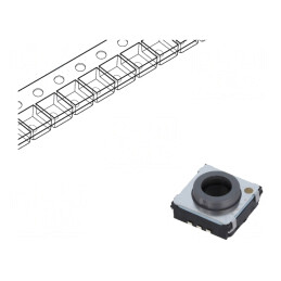 Microîntrerupător TACT SPST 0,05A 12V SMT | Electronic-mag.ro | Componente Electronice