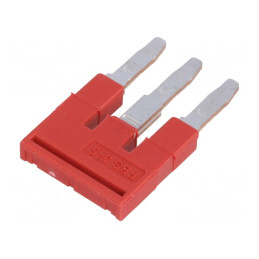 Punte cu Şuruburi Roşie 3 Piste 5mm | Electronic-mag.ro | Componente Electronice