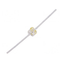 LED SMD THT Ambră 2pin 500mcd 2V-2.6V