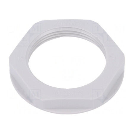 Piuliţă Poliamidă M32 Gri deschis 41mm | Electronic-mag.ro | Componente Electronice