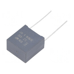 Condensator Polipropilenă 2,2uF 18x19x11mm THT ±10% | Electronic-mag.ro | Componente Electronice