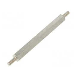 Piuliţă distanţieră filetată M3 hexagonală 55mm | Electronic-mag.ro | Componente Electronice