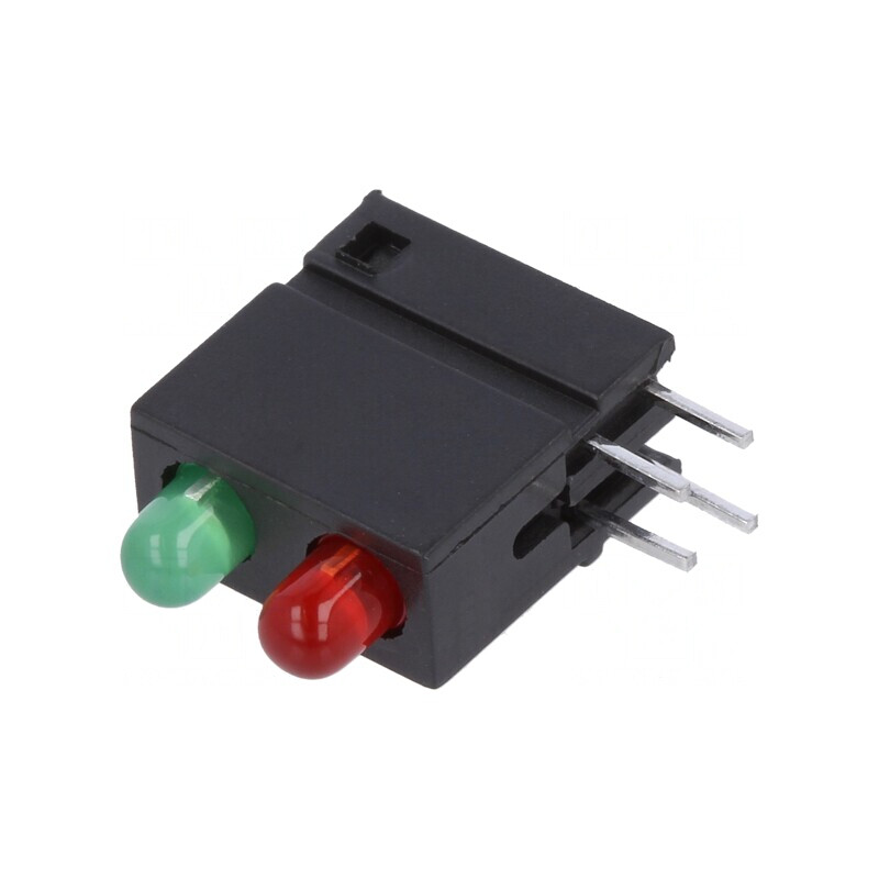 LED verde/roșu 3mm 20mA 2-2,2V | Electronic-mag.ro | Componente Electronice
