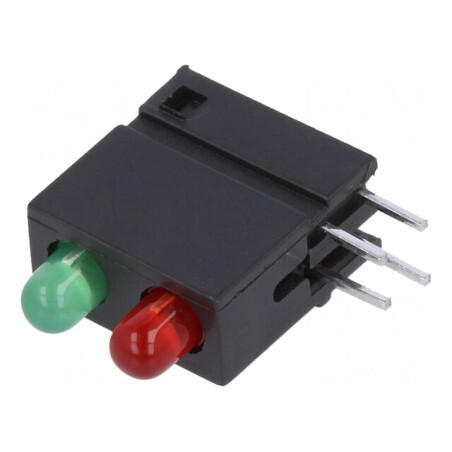 LED verde/roșu 3mm 20mA 2-2,2V | Electronic-mag.ro | Componente Electronice