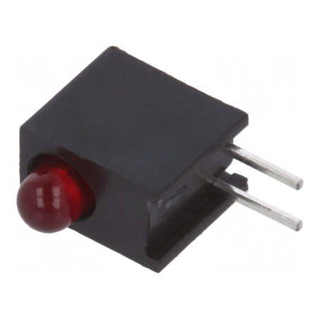 LED Carcasă Roșie 3mm 10mA 1.5-2.4V | Electronic-mag.ro | Componente Electronice