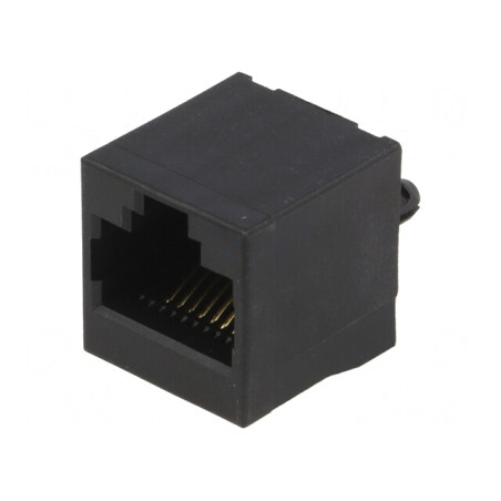 Soclu RJ45 8P8C pentru PCB THT Drept | Electronic-mag.ro | Componente Electronice