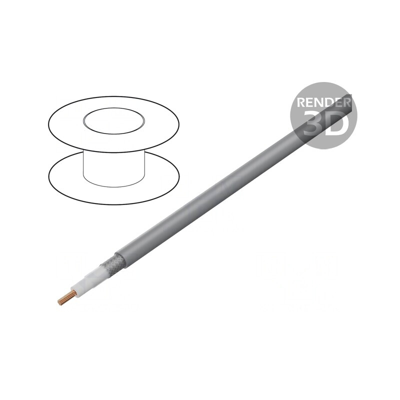 Cablu Ecranat PVC 1x0,5mm2 Cupru Cositorit | Electronic-mag.ro | Componente Electronice Cablu Ecranat PVC 1x0,5mm2 Cupru Cositorit | Electronic-mag.ro | Componente Electronice
