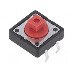 Microîntrerupător TACT SPST-NO 0,05A 12VDC PCB THT | Electronic-mag.ro | Componente Electronice